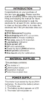 Preview for 2 page of az-instrument 8684 Operation Manual