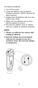 Preview for 3 page of az-instrument 8684 Operation Manual