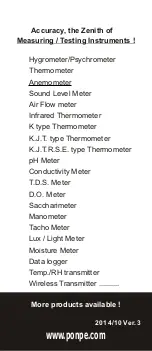 Preview for 14 page of az-instrument 8684 Operation Manual