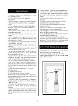 Preview for 2 page of AZ Patio Heaters 6101198 Assembly And Operation Instructions Manual