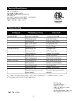 Preview for 9 page of AZ Patio Heaters 6101198 Assembly And Operation Instructions Manual