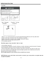 Preview for 12 page of AZ Patio Heaters F-1350-FPT Owner'S Manual