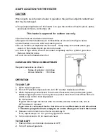 Preview for 6 page of AZ Patio Heaters HLB-2400 SERIES Installation And Operation Manual