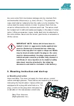 Preview for 7 page of AZ F-2-STD-A Operating And Maintenance Instructions Manual