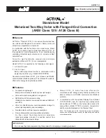 Предварительный просмотр 1 страницы Azbil ACTIVAL+ FVY51 FJ Series Specifications & Instructions