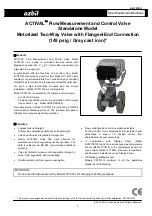 Preview for 1 page of Azbil ACTIVAL FVY5137J Specifications & Instructions