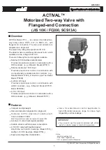 Azbil ACTIVAL SCS13A Specifications & Instructions предпросмотр