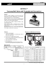 Предварительный просмотр 1 страницы Azbil ACTIVAL VY5302B Specifications & Instructions