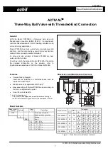 Предварительный просмотр 1 страницы Azbil ACTIVAL VY5303B Series Specifications & Instructions