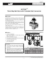 Azbil ACTIVAL VY5333B0021 Specifications & Instructions предпросмотр