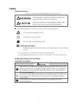 Preview for 3 page of Azbil ATT085 User Manual