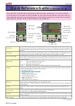 Azbil C35 Quick Reference Manual предпросмотр