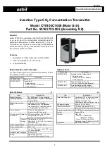 Azbil CY8100C1000 Specifications & Instructions preview