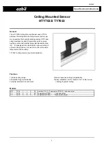 Azbil HTY 7033 Specifications & Instructions предпросмотр