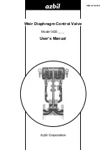 Azbil VDD Series User Manual предпросмотр