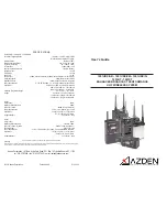 Предварительный просмотр 1 страницы Azden 1201URX/VM User Manual