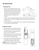 Предварительный просмотр 6 страницы Azden IR-CSX Instruction Manual