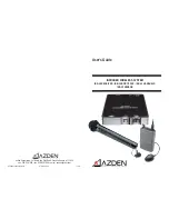 Azden IRH-10 User Manual preview