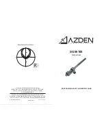 Preview for 1 page of Azden SGM-100 Instructions