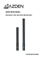 Azden SGM-3416 Operating Manual предпросмотр