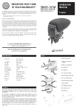 Preview for 1 page of Azden SMX-30V Operation Manual