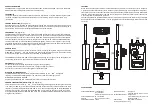 Предварительный просмотр 2 страницы Azden WR32-PRO Operating Manual