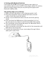 Предварительный просмотр 5 страницы AZECA BTT009 Owner'S Manual