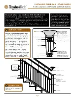 Предварительный просмотр 8 страницы AZEK TimberTech DRINK RAIL Installation Manual