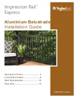 AZEK Timbertech Impression Rail Express Installation Manual preview