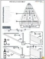 Предварительный просмотр 3 страницы AZEMBLA PERGOLA Assembly Instructions Manual