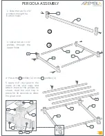 Предварительный просмотр 4 страницы AZEMBLA PERGOLA Assembly Instructions Manual