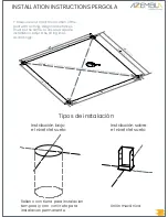 Предварительный просмотр 6 страницы AZEMBLA PERGOLA Assembly Instructions Manual