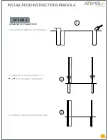 Предварительный просмотр 9 страницы AZEMBLA PERGOLA Assembly Instructions Manual