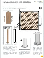 Предварительный просмотр 10 страницы AZEMBLA PERGOLA Assembly Instructions Manual