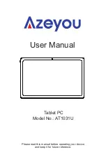 Preview for 1 page of Azeyou AT1031U User Manual