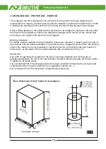 Preview for 16 page of Azimuth 3000 Series Installation, Use And Maintenance Manual