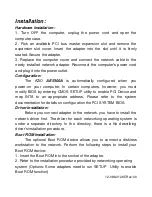 Preview for 2 page of Azio AES100A Quick Installation Manual