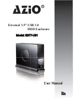 Предварительный просмотр 1 страницы Azio E377-U31 User Manual