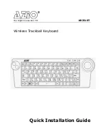 Предварительный просмотр 1 страницы Azio KB351RT Quick Installation Manual