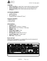 Preview for 2 page of Azio KB505U User Manual