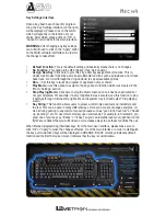 Предварительный просмотр 10 страницы Azio LEVETRON MECH4 KB588U Quick Start Manual