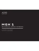 Предварительный просмотр 1 страницы Azio MGK 1 User Manual