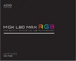 Azio MGK L80 MAX User Manual preview