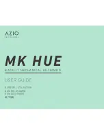 Preview for 1 page of Azio MK HUE User Manual