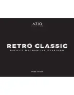 Azio MK-RETRO-L series User Manual предпросмотр