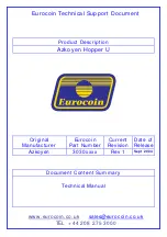 Azkoyen Hopper U 3030 Series Technical Manual preview