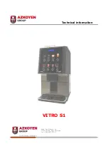 Azkoyen VITRO S-1 Technical Information предпросмотр