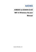 Azores Networks AX6600 Manual preview