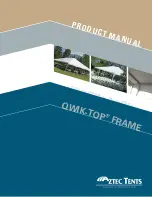 Aztec Tents QWIK-TOP FRAME Product Manual preview