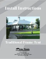 Aztec Tents Traditional Frame Tent Install Instructions Manual preview